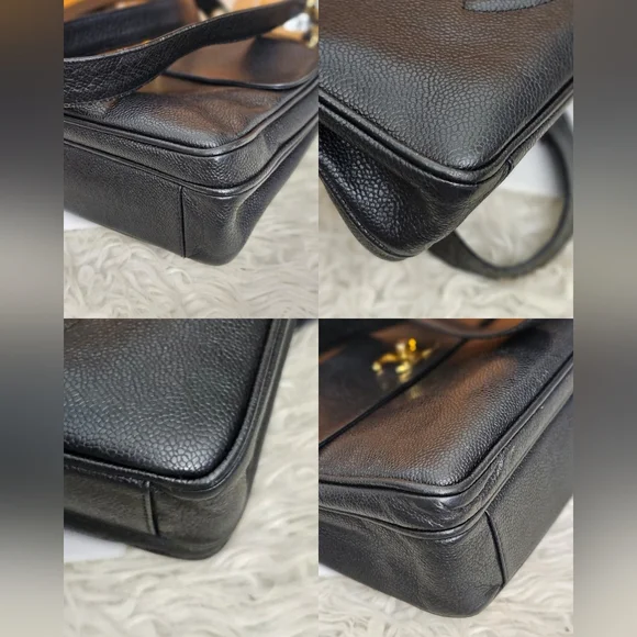 Chanel Caviar Leather Shoulder Bag - Picture 15 of 16